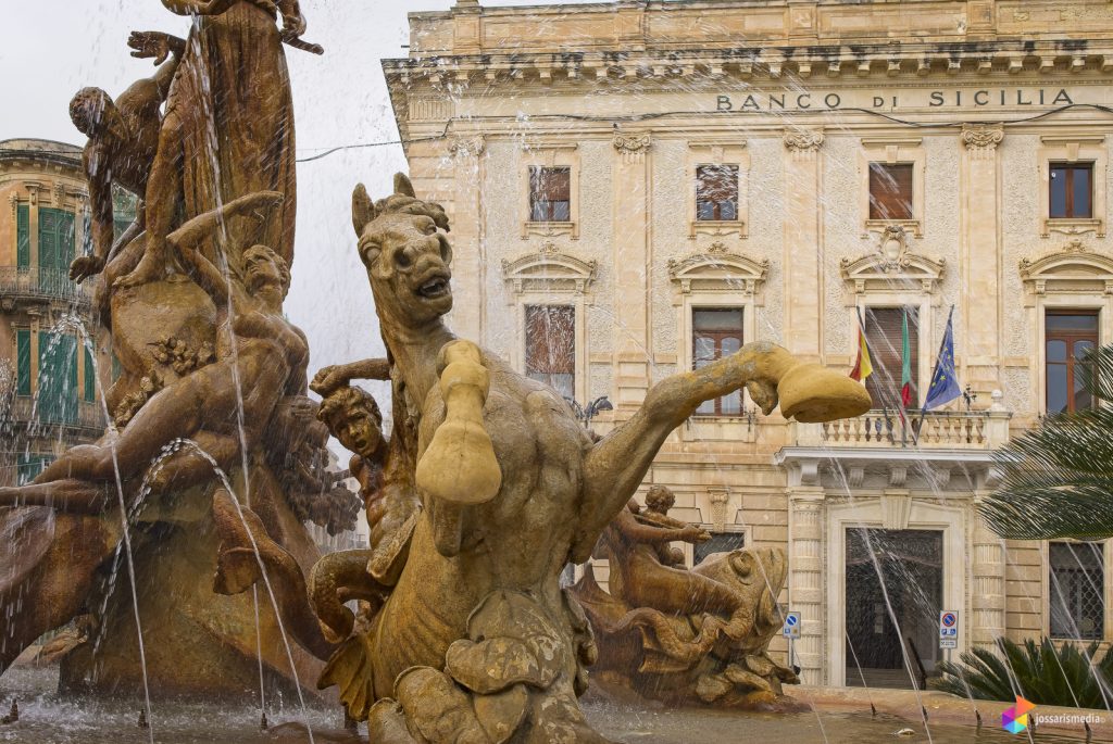 Ortigia | Fontein Piazza Archimede