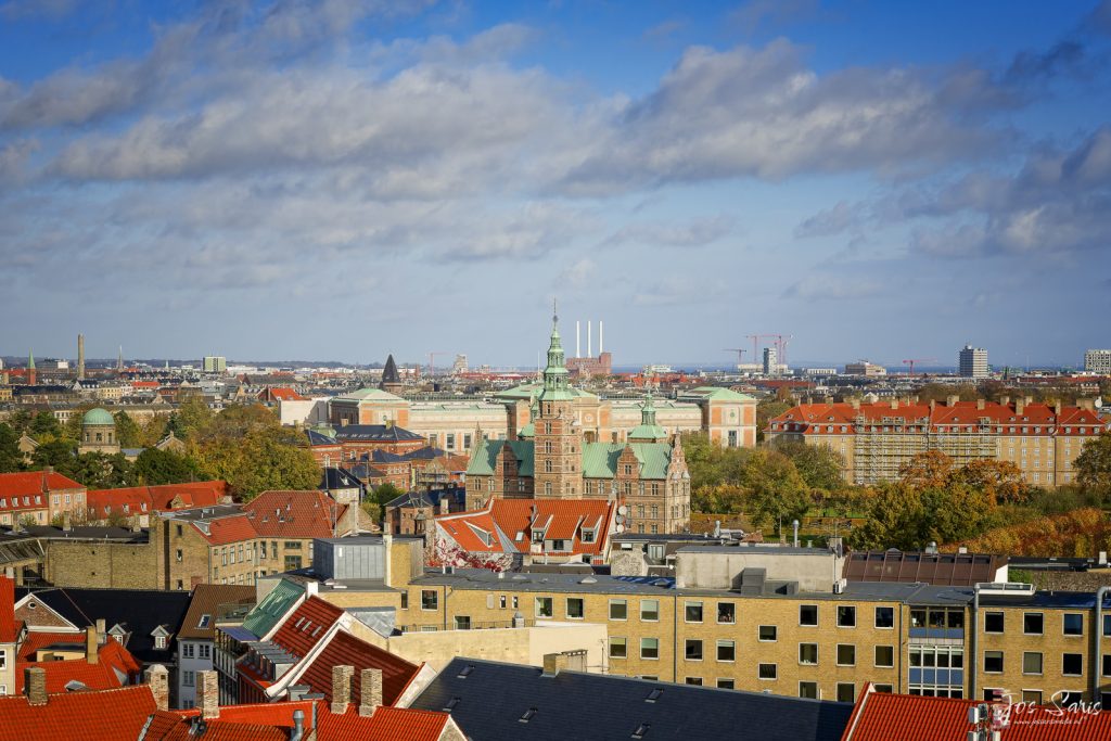 Kopenhagen | Uitzicht op Slot Rosenborg vanaf de Ronde Toren