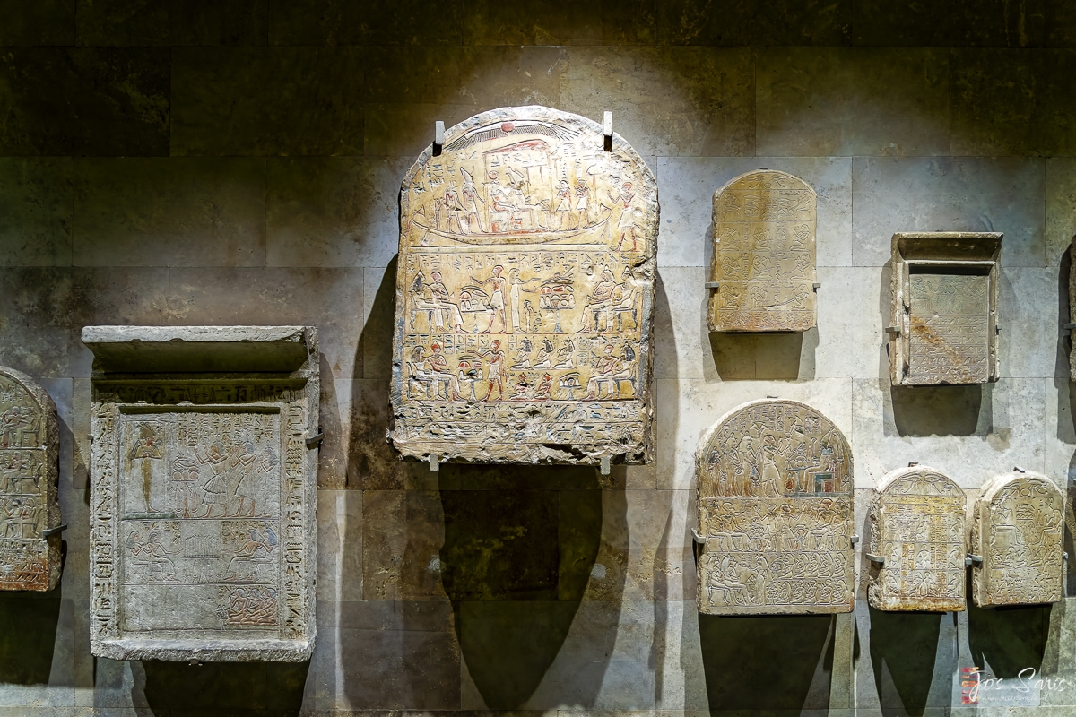 a group of ancient stone plaques