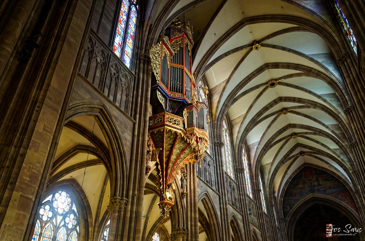 a organ in a church