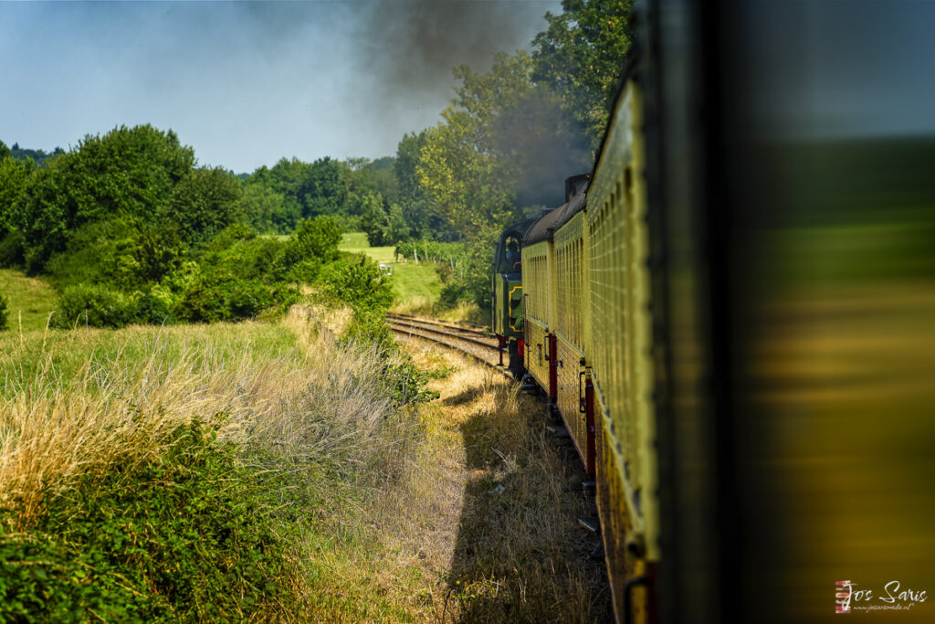 a train on the tracks