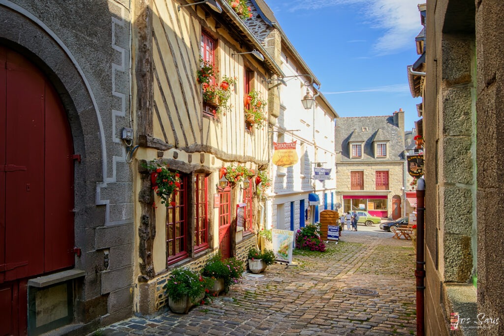 Straatje in Dol-de-Bretagne.